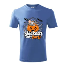 Sladkosť alebo žart tekvicový košík