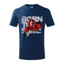 Scooter born to ride red