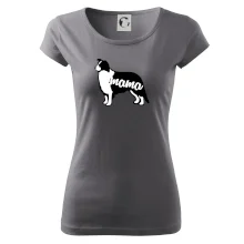 Border kolie mama obrys