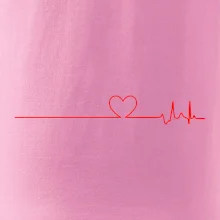 Poker EKG srdce červené Poker EKG srdce červené