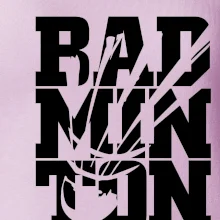 Badminton nápis Badminton nápis