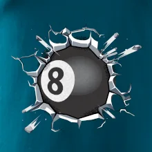 Biliardová guľa v triku