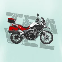 Cestovná enduro červená