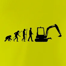 Evolúcia bager malý Evolúcia bager malý