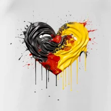 Srdce rozprsknuté - Nemecké farby