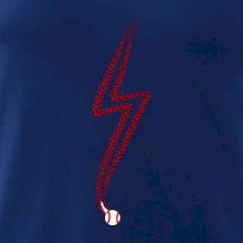 Baseballové švy jako blesk