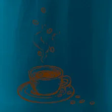 Hrnček plný čerstvej kávy