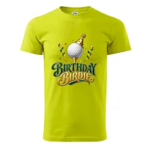 Narozeninové birdie s golfovým míčkem