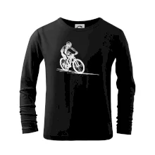 MTB kreslený cyklista MTB kreslený cyklista