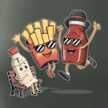 Súboj o hranolky kečup tatárka