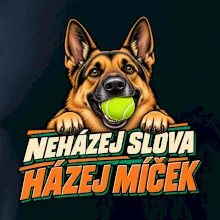Neházej slova házej míček - vlčák