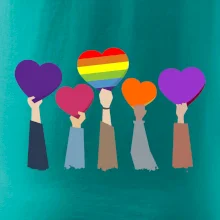 LGBT ruky srdce
