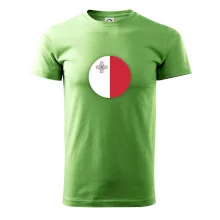 Vlajka Malta okrúhla veľká