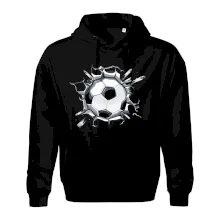 Futbalová lopta v triku Futbalová lopta v triku