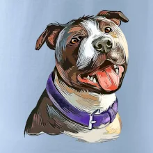 Americký stafordšírsky teriér kreslený