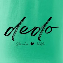 Dedo - tričko menami detí písacie písmo