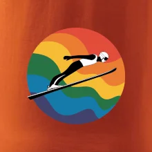 Skokan na lyžiach v kruhu