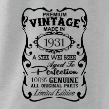 Vintage Etiketa - 1931