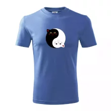 Mačky jin jang farebné Mačky jin jang farebné