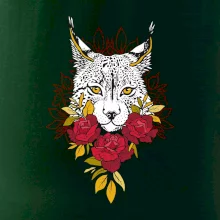 Rys s červenými ružami (Pecka design)