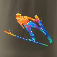 Skokan na lyžiach splash