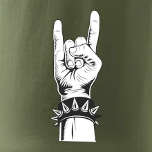 Rock ruka s náramkom Rock ruka s náramkom