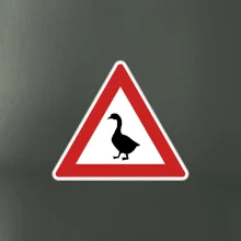 Dopravná značka - Pozor hus Dopravná značka - Pozor hus