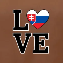 Love Slovenská vlajka