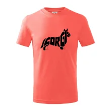 Corgi - nápis v tele