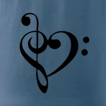 Husľový kľúč srdce