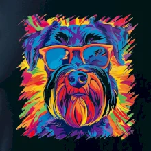 Bradáč farebný štýl 70s