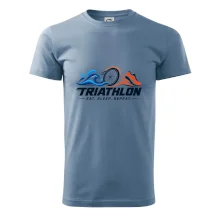 Triatlon plavání kolo a běh eat sleep repeat