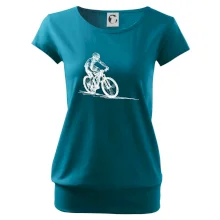 MTB kreslený cyklista MTB kreslený cyklista