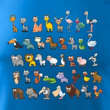 Tričko plné zvieratiek