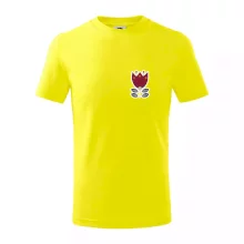 Folklór na prsníku kvetina štvorlistá