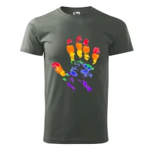 LGBT hand print
