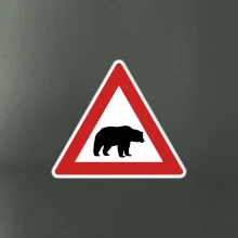 Dopravná značka - Pozor ľadový medveď