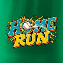 Home run komiksový nápis
