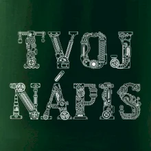 Steampunk vlastný nápis Steampunk vlastný nápis