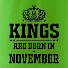 Kings are born in November