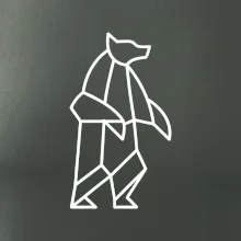 Geometria ľadový medveď stojaci