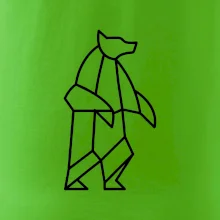 Geometria ľadový medveď stojaci