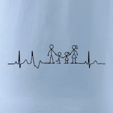 EKG rodina a dievča a chlapec