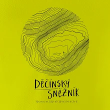 Děčínský Sněžník - vrstevnice v kruhu
