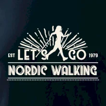 Let's go nordic walking - vintage Let's go nordic walking - vintage