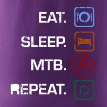 Eat sleep MTB repeat
