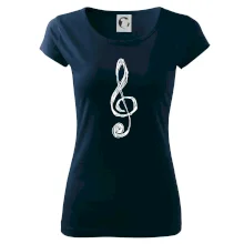 Husľový kľúč kreslený Husľový kľúč kreslený