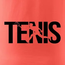 Tenis nápis silueta