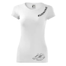 Running nápis šikmo