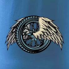 Moto koleso s krídlami